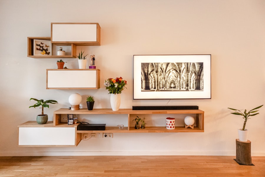 Coffee table with books